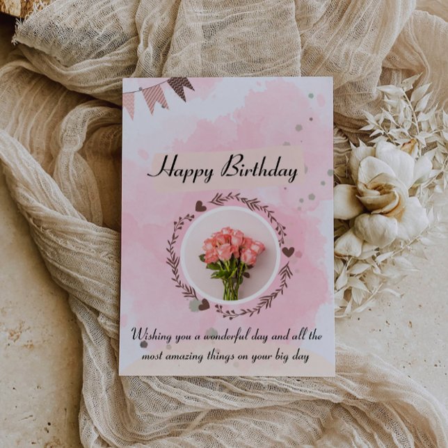 Invitation Vous souhaitant bonheur, amour et succès (Wishing you happiness, love, and success, invitation)