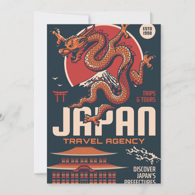 Invitation Voyage au Japon (Devant)