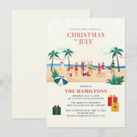 Voyage de plage en famille pour Noël en juillet
