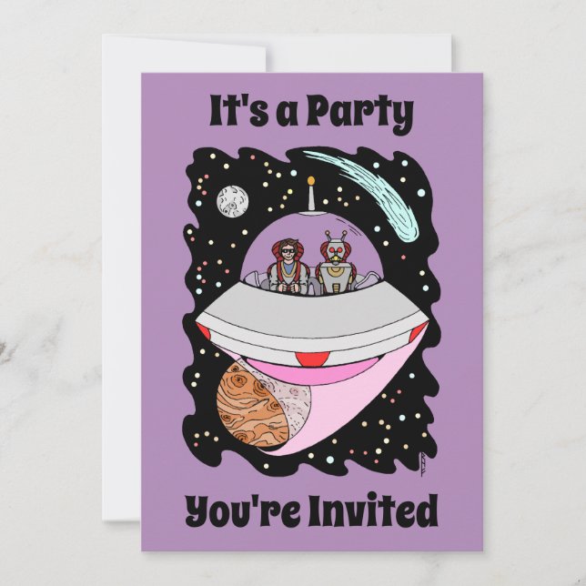 Invitation Voyage sur la route galactique 2018 (Devant)