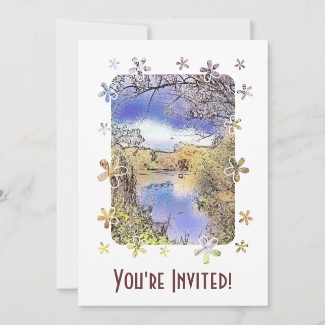 INVITATION VUES SUR L'ANGLETERRE (Devant)