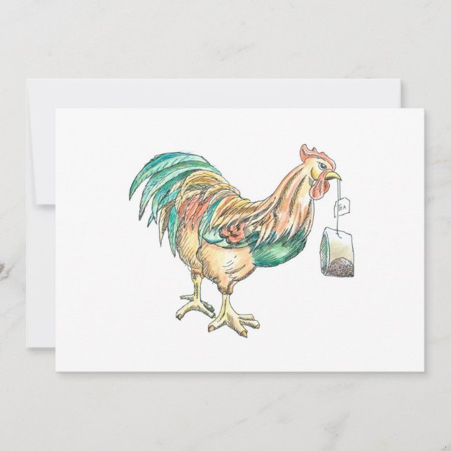 Invitation Wake Up WIth Tea (Devant)