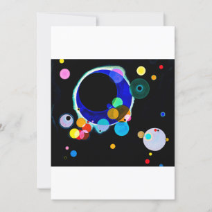 Invitation Wassily Kandinsky - Plusieurs cercles