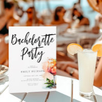 Watercolor Aperol Spritz Bachelorte Party