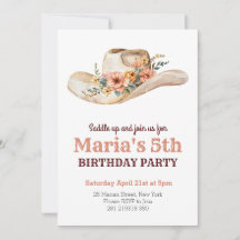 Watercolor Cowgirl Casquette Rodeo Occidental Anni