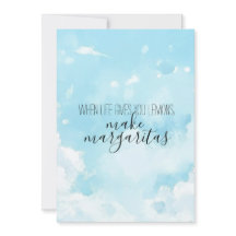 Watercolor Sky Thank You Card