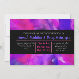Invitation WATERCOLOR WeddingInvitation