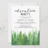 Watercolor Woodland Engagement