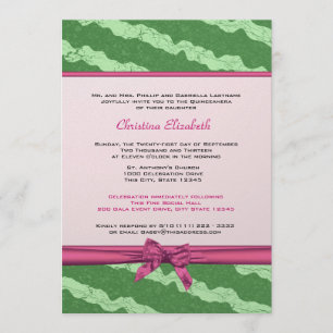Invitation Watermelon Fancy Quinceanera