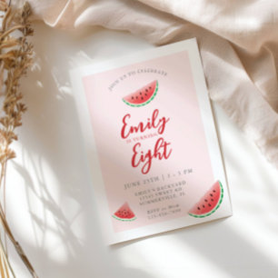 Invitation Watermelon Summer Anniversaire des enfants