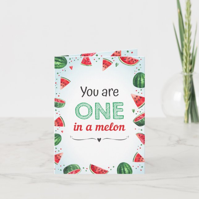 Invitation Watermelon Summer Kids Child Birthday Party (Devant)