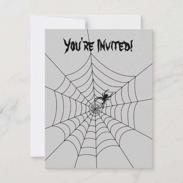 Invitation Web Spider - Vide (Devant)
