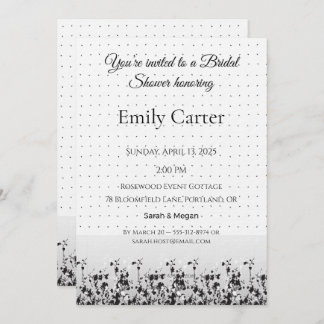 Invitation Wedding Bridal Shower | Elegant Invite Design