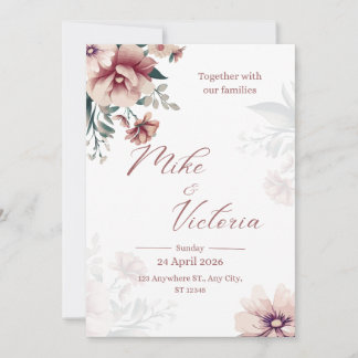 Invitation Wedding In