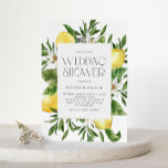 Invitation Wedding shower botanique à cadre de citron aquarel<br><div class="desc">Invités Invitations à votre événement avec cette invitation wedding shower personnalisable. Il présente un cadre aquarelle de citrons et de fleurs de citrons avec typographie moderne. Personnalisez en ajoutant vos détails. Ce wedding shower au citron est parfait pour les mariages d'été.</div>