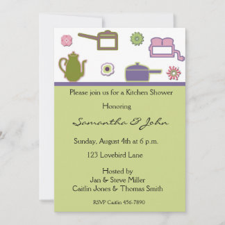 Invitation Wedding shower de cuisine