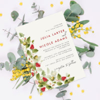 Wedding shower de fraise Fleur sauvage doux