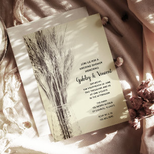 Invitation Wedding shower de la ferme à bouteille de lait d'o