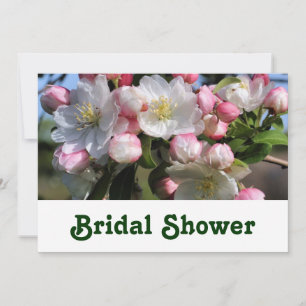 Invitation Wedding shower de la mariée à fleurs