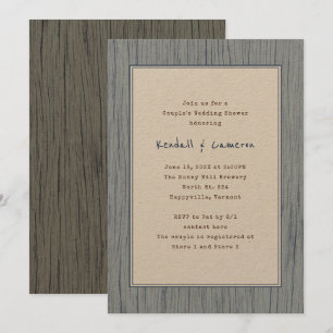 Invitation Wedding shower des couples de grains de