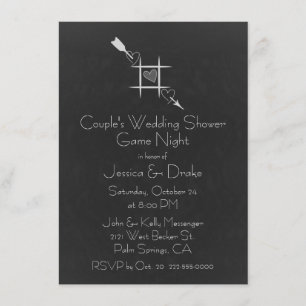 Invitation Wedding shower du couple Games