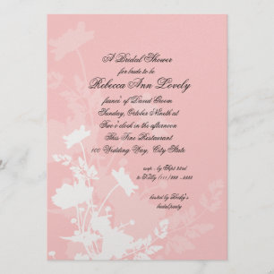 Invitation Wedding shower floral