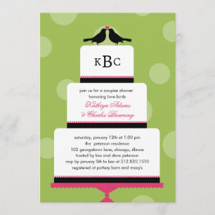 Invitation Wedding shower Inséparable Cake