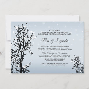Invitation Wedding shower Winter Wonderland