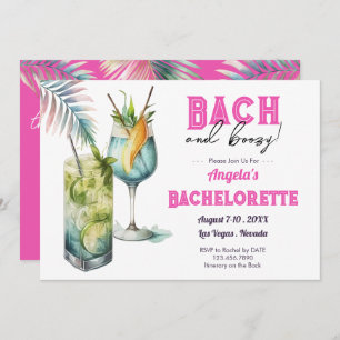 Invitation Week-end Bach et Boozy Bachelorette