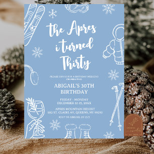 Invitation Week-end d'anniversaire Minimaliste Moderne Apres