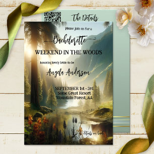 Invitation Week-end dans la Bachelorette Woods
