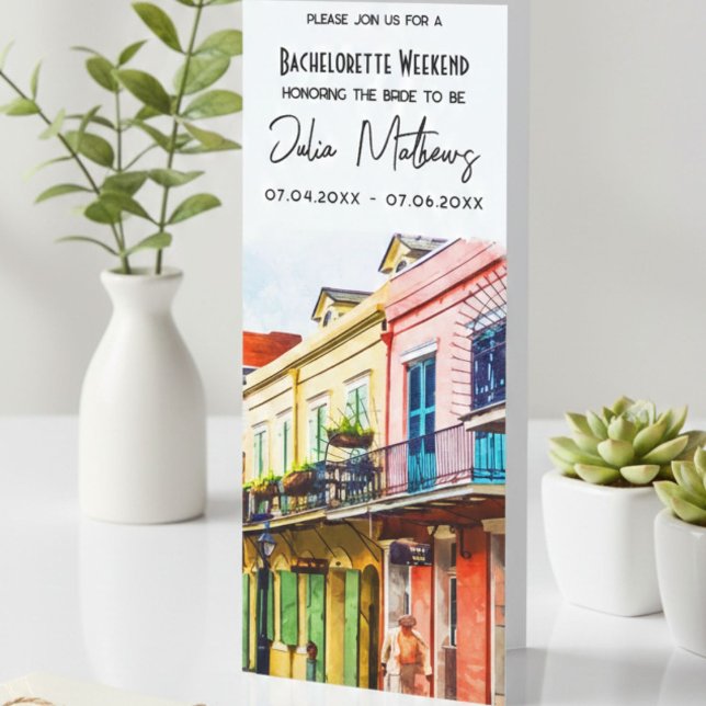 Invitation Week-end de célibataire à La Nouvelle-Orléans (Créateur téléchargé)