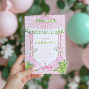 Invitation Week-end de célibataire Cabana Palm Beach avec Iti