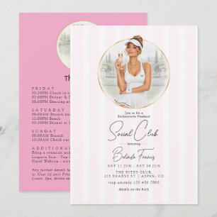 Invitation Week-end de célibataire du Club Social Chic et BCB