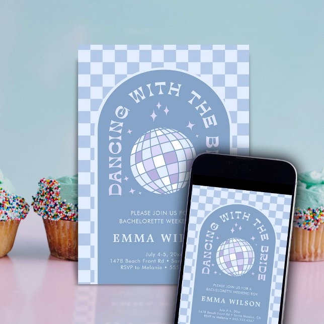 Invitation Week-end de la dernière disco de la mariée (Créateur téléchargé)