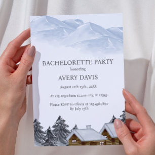 Invitation Week-end entre filles en montagne ou en chalet ou 