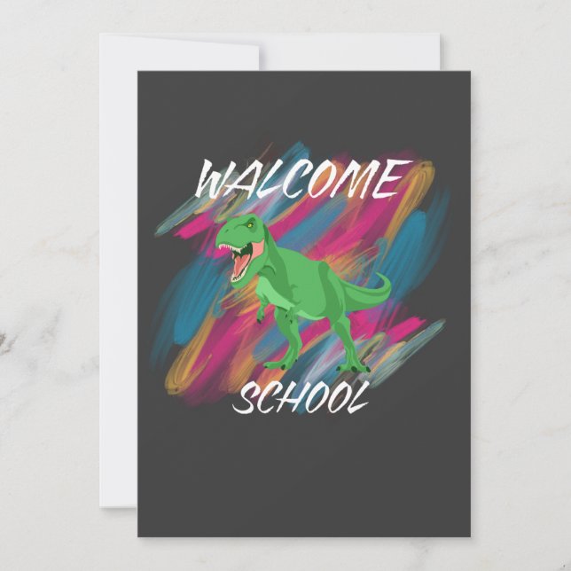 INVITATION WELCOME SCHOOL, WELCOME BACK TO SCHOOL 2025 (Devant)