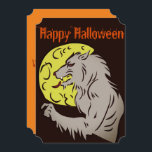 Invitation Werewolf on full moon<br><div class="desc">Werewolf on full moon</div>
