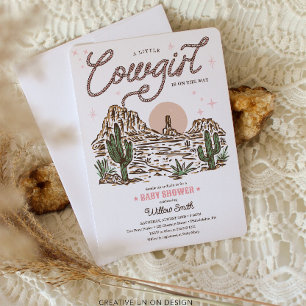 Invitation Western Cowgirl Baby shower