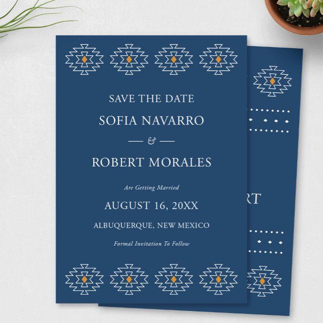 Invitation Western Save The Date Card, Rio Rancho Suite (Rio Rancho Save The Date)
