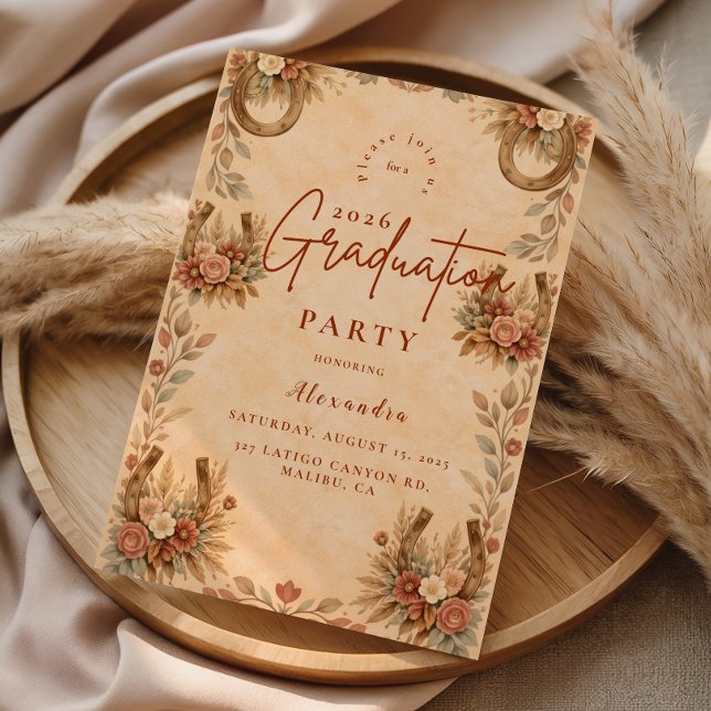 Invitation Western Wildflower Country Party (Créateur téléchargé)