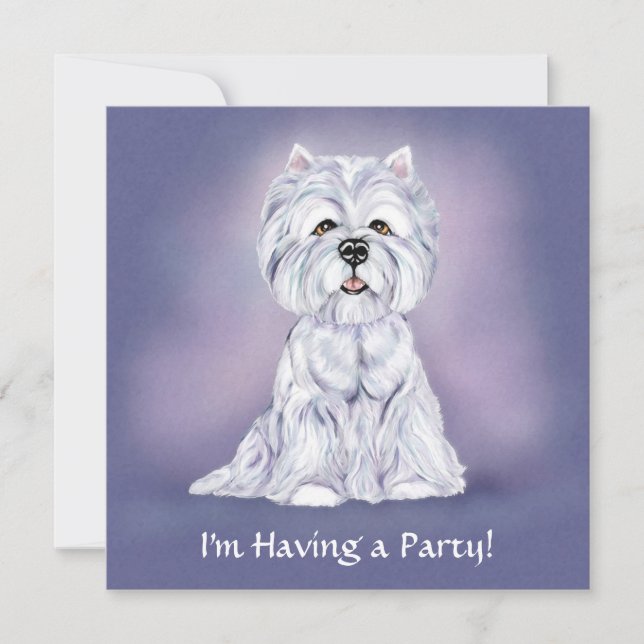 Invitation Westie Sit (Devant)