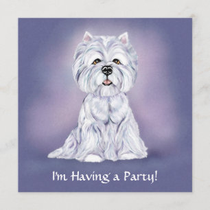 Invitation Westie Sit