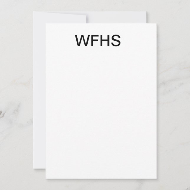 INVITATION WFHS (Devant)