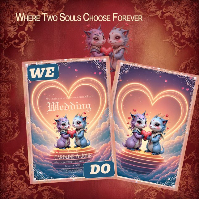 Invitation Where Two Souls Choose Forever  (Créateur téléchargé)