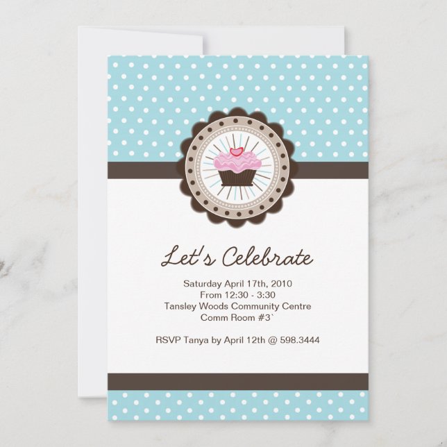 Invitation Whimsical Birthday Party (Devant)