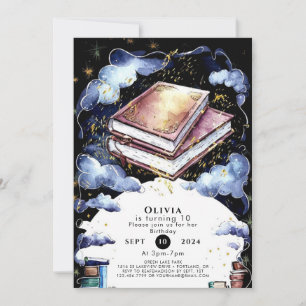 Invitation Whimsical Custom Magic Storybook Anniversaire