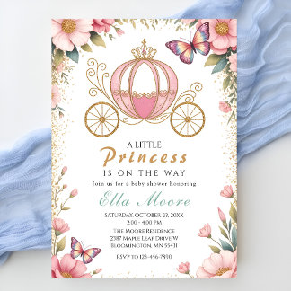 Invitation Whimsical Fairytale Princess Baby Shower