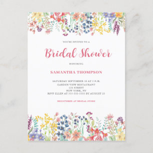 Invitation Whimsical Floral