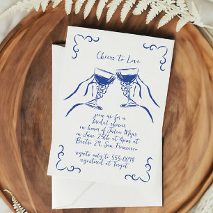 Invitation Whimsical Funky encourage à aimer la Fête des mari